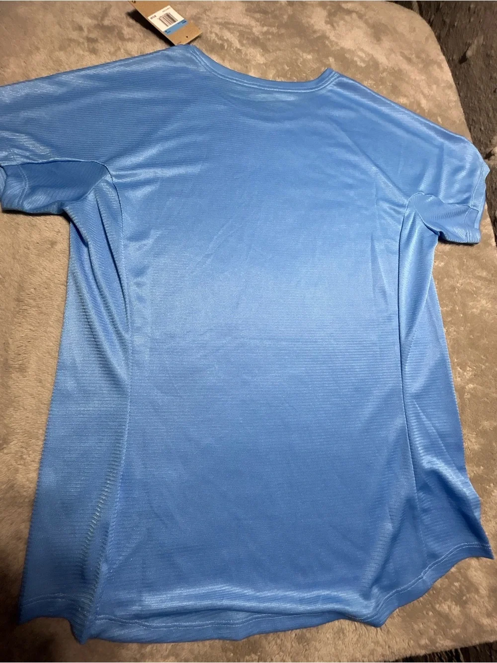 Nike Dri-FIT Rafa Nadal Bull Logo Blue Short Sleeve Tennis Shirt Men's M